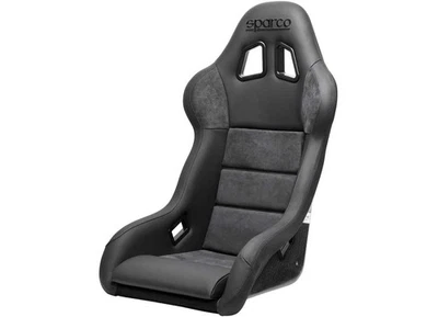 Sparco 008013ZNR EVO L QRT Series Carbon Fiber Racing Seat, Black — 第 1/3 张图片