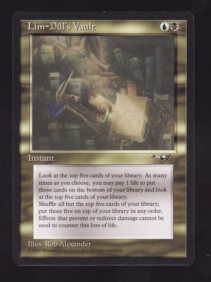 MTG Alliances Lim-Dul's Vault - Image 1 of 2
