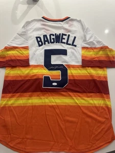 Jeff Bagwell Houston Astros Signed Jersey HOF JSA COA - Picture 1 of 3