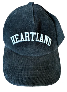 MEN'S BASEBALL CAP: Heartland Black Adjustable Base Lovesick Corduroy Grunt - Picture 1 of 6