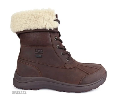 UGG Adirondack III Distressed Burnt Cedar Fur Boots Womens Size 7 -NIB- - Image 1 of 4
