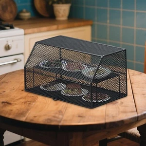 Kitchen Food Cover Serving Dish Cover Metal Organizer Rack Protection Mesh Net - Picture 1 of 7