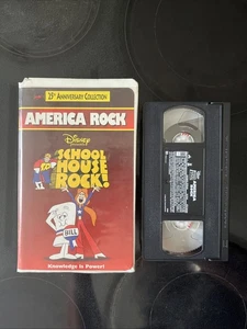 School House Rock! - America Rock (VHS, 25th Anniversary) AUTHENTIC DISNEY - Picture 1 of 3