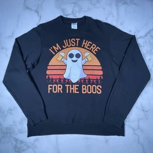 Port and Co Hombres I'm Just Here For The Boos Halloween Hombres Sudadera EE. UU. Talla M - Imagen 1 de 9