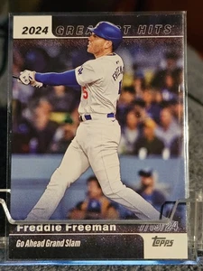  2024 GREATEST HITS Freddie Freeman #GH-10 "Go Ahead Grand Slam " Topps Series 1 - Picture 1 of 2