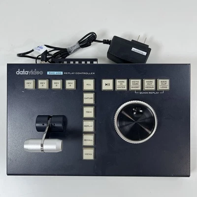 Datavideo RMC-400 Replay Controller with Power Supply Tested Working Used - Image 1 of 4