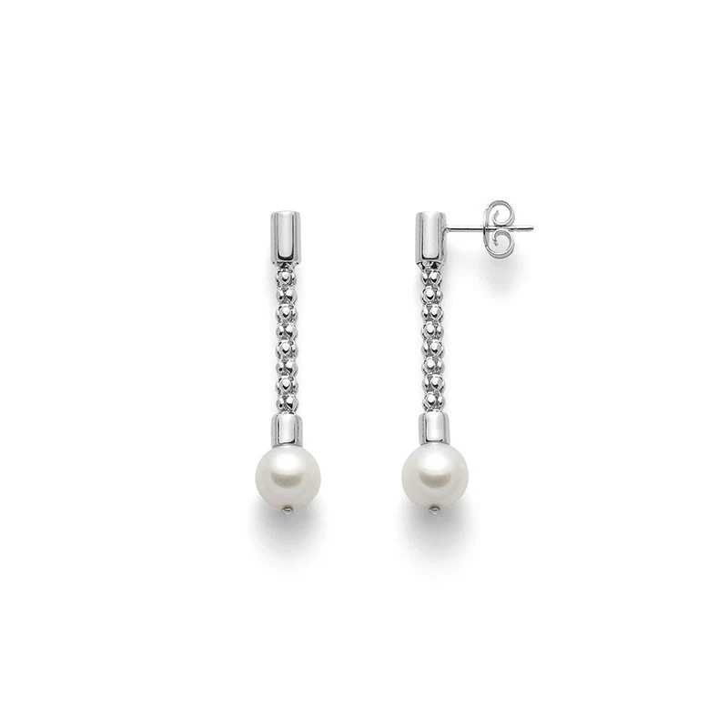 Orecchini Miluna Donna Miss Italia in Argento Perla PER2409 - Immagine 1 di 1