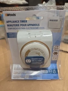 Woods Appliance Timer 50001 NEW - Picture 1 of 1