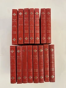 Masterpieces of Mystery Serie - Hardcover 15 Lot Ellery Queen Deko rot - Bild 1 von 18