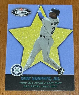Ken Griffey Jr 2002 Fleer Box Score #240 All Star SP #0600/2950 Mariners - Image 1 of 2