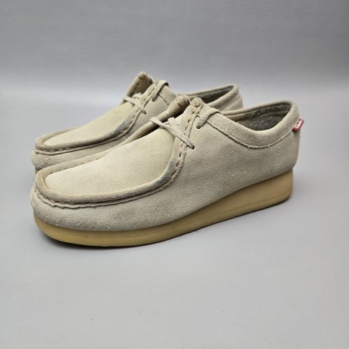 Scarpe Oxford Clarks Collection Padmora donna 7 M beige pelle scamosciata mocassino