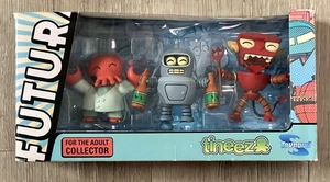 Futurama Tineez Bender Zoidberg und Roboter Teufel Figuren von Toynami 1. Auflage - Bild 1 von 8