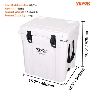 Succebuy 25/33/45/52QT Hard Cooler Insulated Portable Large Capacity Ice Chest C - Picture 1 of 16