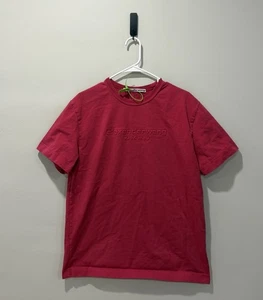 Men’s Alexander Wang Embossed Logo Fuchsia Pink T Shirt Size Small - Picture 1 of 5
