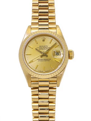 ROLEX Datejust 69178 Gold Case Size 26mm Ladies Used Watch #1041721 - Image 1 of 4