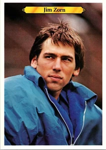 1980 Topps NFL riesige Fotokarte #10 Jim Zorn - Seattle Seahawks - kostenloser Versand - Bild 1 von 2