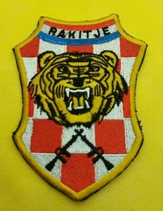 Croatian Army, THE TIGERS - RAKITJE, Tigrovi, Croatian war, vintage patch ! - Picture 1 of 2