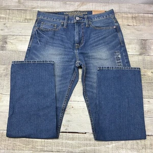 Nuevos pantalones vaqueros azules American Eagle para hombre talla 30 x 30 relajados rectos nuevos con etiquetas - Imagen 1 de 10