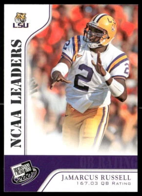 2007 Press Pass #52 JaMarcus Russell - Image 1 of 2