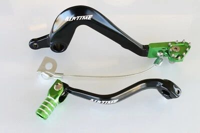 NOVO PEDAL DE FREIO TRASEIRO FORJADO E ALAVANCA DE CÂMBIO KAWASAKI KX85 KX100 (2001-2025) 3536 - Imagem 1 de 2