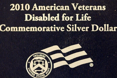2010 American Veterans Disabled for Life UNC. Commemorative Dollar (NUM4462) - Image 1 of 3