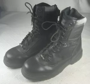Bates Zip Side Steel Toe Tactical 02320 Cold Weather Insulated Boots Sz 9 Men’s - Picture 1 of 21