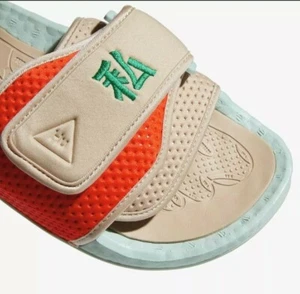 PHARRELL WILLIAMS NIGO ADIDAS FREINDSHIP PACK CHANCLETAS HU SLIDES S42575 US 6 - Picture 1 of 8