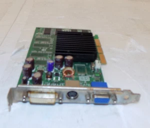 8911-280 Nvidia GeForce FX 5200 TD 128MB VGA / DVI / S-Video AGP Video Card - Picture 1 of 3