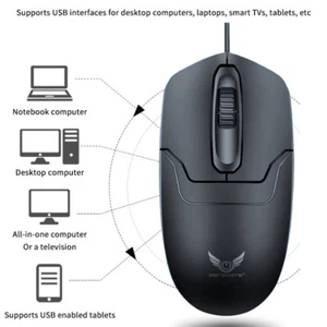 M510 Office Type C Wired USB Mouse Gaming Mouse Ergonomic Laptop Gaming Mouse - Photo 1/7