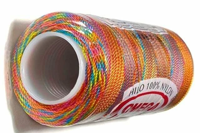 Omega ~ #2 Nylon Thread - 300 yard spool ~ (77-Multi Festival) - Image 1 of 1