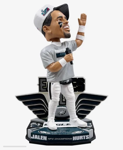 PRESALE Jalen Hurts Philadelphia Eagles Fly Eagles Fly Bobblehead #/101 FOCO Cover