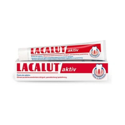 Lacalut Activ Toothpaste Active Anti Periodontitis Caries Bleeding Gums 75ml