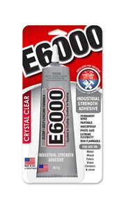 Large E6000 Industrial Strength Glue 2oz 80.4g X Tube Guaranteed Genuine FREE SH - Picture 1 of 1