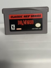 Dr. Mario Classic NES Series - Nintendo GameBoy Advance Cartridge GBA Tested