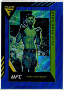 2022 Panini Chronicles UFC Blue #336 Yair Rodriguez Flux /99 