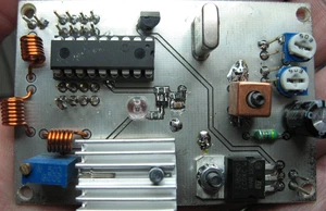 PLL TRANSMITTER  10Mhz - 600Mhz 1 WATT BROADCAST STL NEW - Picture 1 of 2