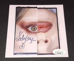 Lady Gaga Signed Mayhem CD Art Card Autograph JSA COA Rare Bad Romance - Picture 1 of 1