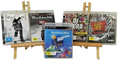 5 PS3 PlayStation 3 Music Game DJ Hero Guitar Rocksmith Def Jam Icon Move *READ* - Image 1 of 4
