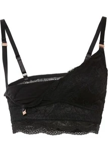 Neu Feminines Still-Bustier mit Spitze Gr 44 Schwarz Damen-Unterwasche - Bild 1 von 1