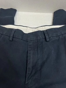 J.Crew Bowery Classic Fit Navy Cotton Twill Trousers Size 32 X 34 - Picture 1 of 8