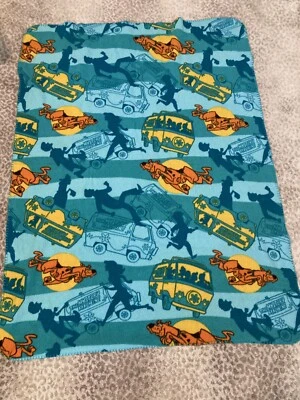 Scooby Doo Mystery Machine Van Plush Fleece Throw Blanket Northwest Co. 2011 - Image 1 of 4