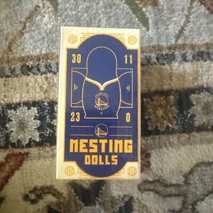 GOLDEN STATE WARRIORS CHAMPIONSHIP Nesting Dolls Thompson, Green, Russell, Curry - Picture 1 of 5