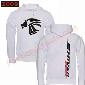 Felpa cappuccio shiver bianco white hoodie sweatshirt 2009 - Foto 1 di 1