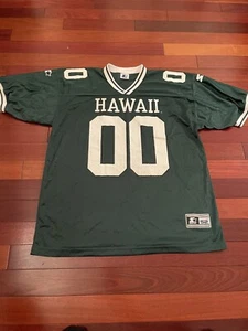 Vintage Starter Univ Of Hawaii Rainbow Jersey Mens Size 52/XL Warriors #00 - Picture 1 of 8