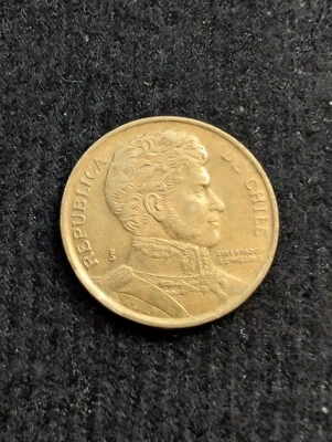 1996 Chile 10 Pesos XF - Image 1 of 2
