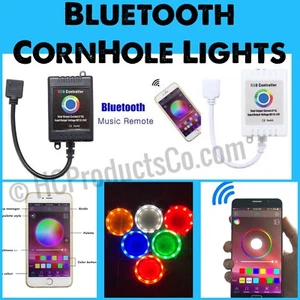 Bluetooth Controlled Cornhole Lights with 16 Million Color and Motion Options - Picture 1 of 12