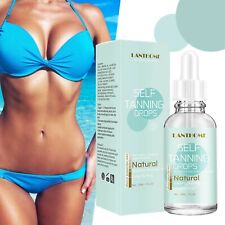 30ml Self Tanning Drops Sunless Natural Tan Oil Face Tones Body Cruelty Free