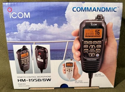 Icom Command Mic HW-195B/SW BLACK - NEW - Image 1 of 2