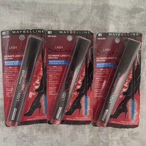 3~Maybelline Lash Stiletto Ultimate Length Waterproof Mascara 961 Very Bl Read - Picture 1 of 7