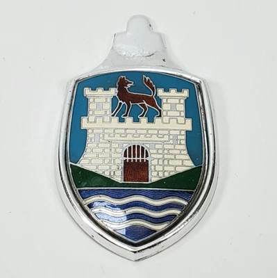 Insignia de capó emblema original Volkswagen Wolfsburg de colección para VW Beetle 1951-60 Foto 1 de 4